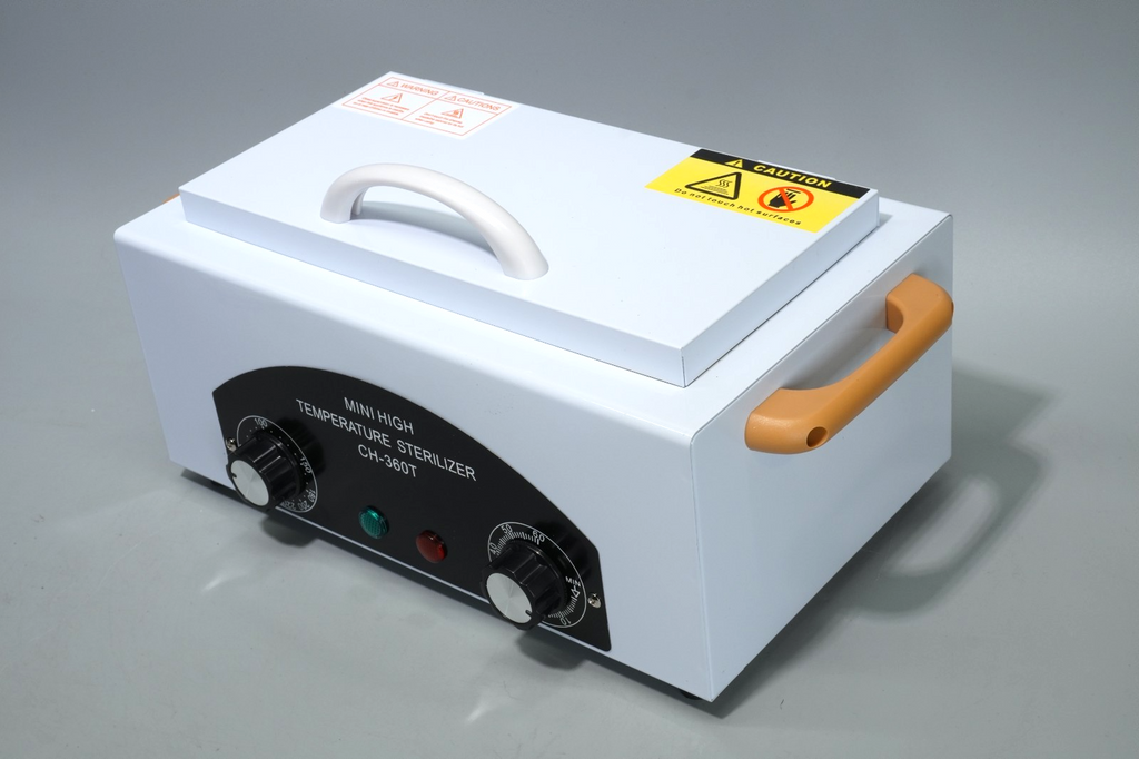 Heat Sterilizer w Timer f Metals / Ceramic Tools High Temperature Cleaning 220°C