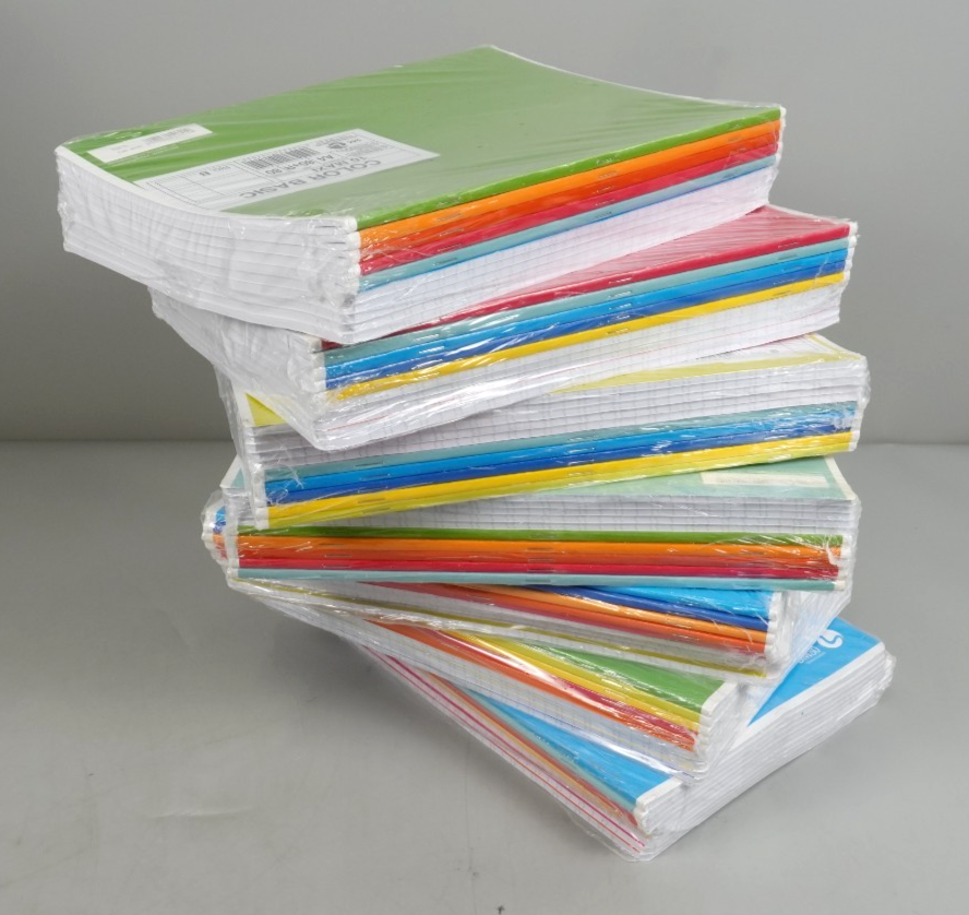 Ruling B A4 Notebook Stripes with Margins for 3rd Grade 80 g/m² Paper - 10 Pack