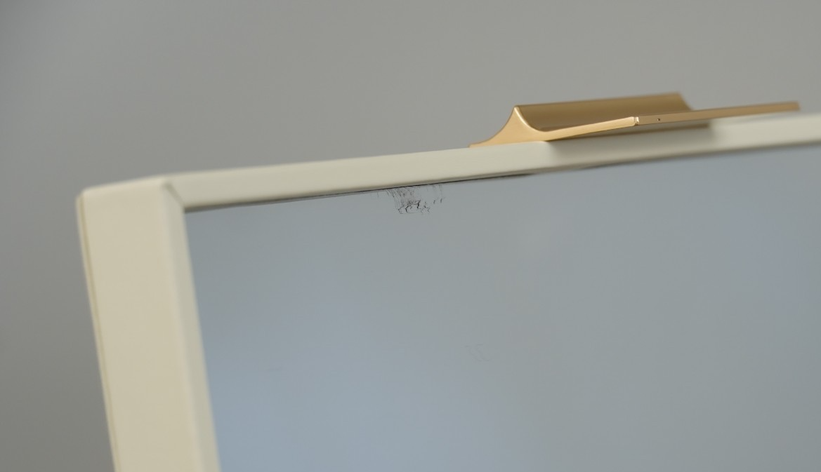 Jewellery Box with Glass Window 5-Layer Jewellery Organiser Gold Cream