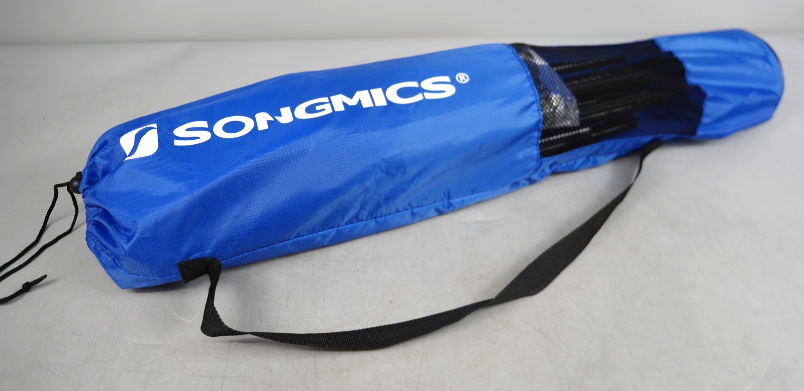 Badminton Net 5m Volleyball Net Height Adjustable Portable Tennis Net Blue