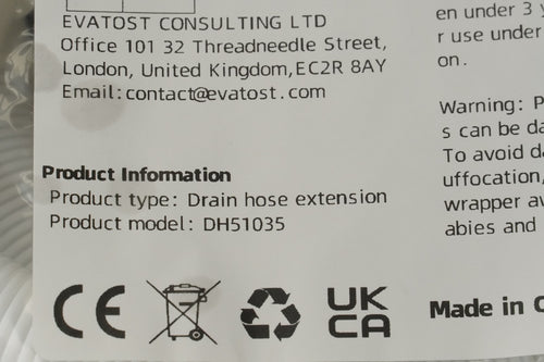4 Metre Universal Washing Machine & Dishwasher Drain Hose Extension Kit
