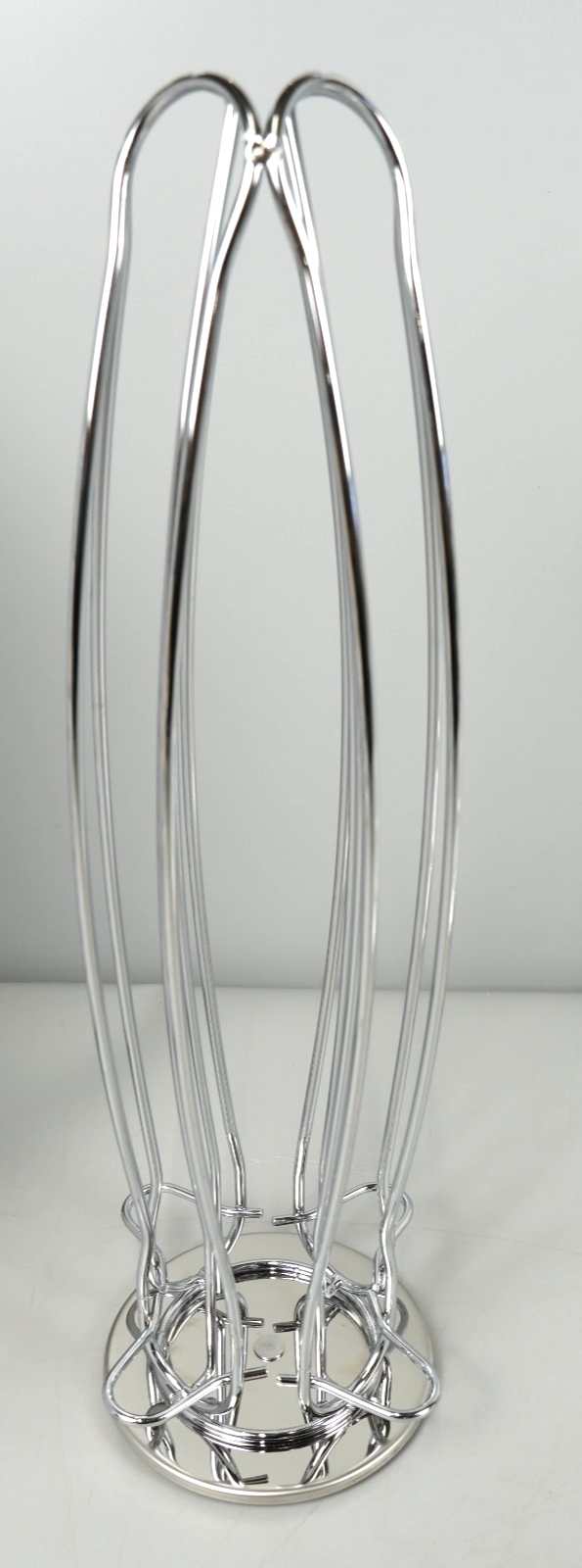 Coffee Capsule Holder Nespresso Silver Curve Steel