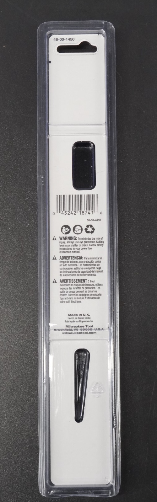 9" Reciprocating Saw Blade Milwaukee Diamond Grit Abrasive Sawzall 48-00-1450