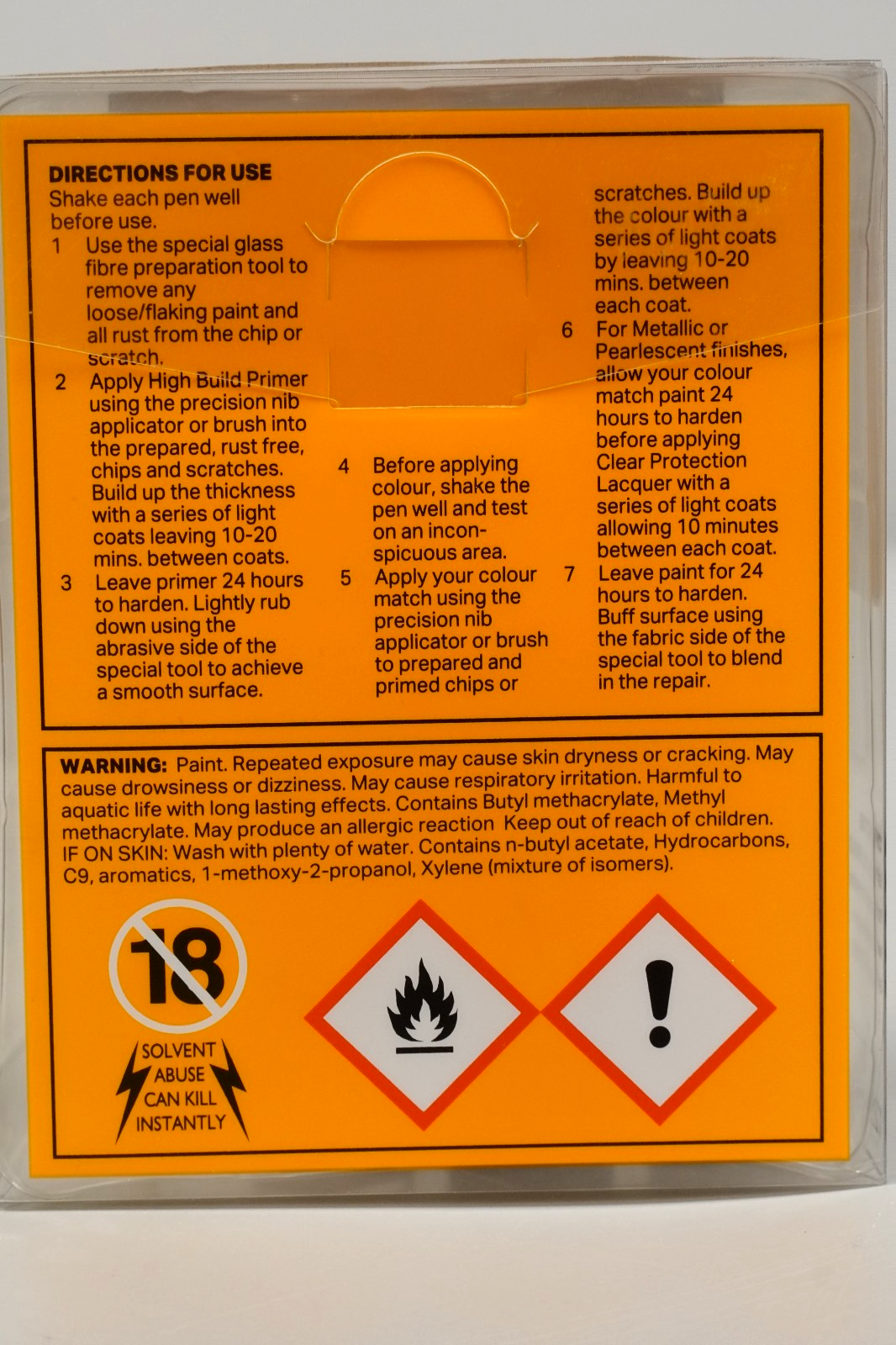 Kia Phantom Black Pearlescent Touch Up Paint Stone Chip & Scratch Repair Kit