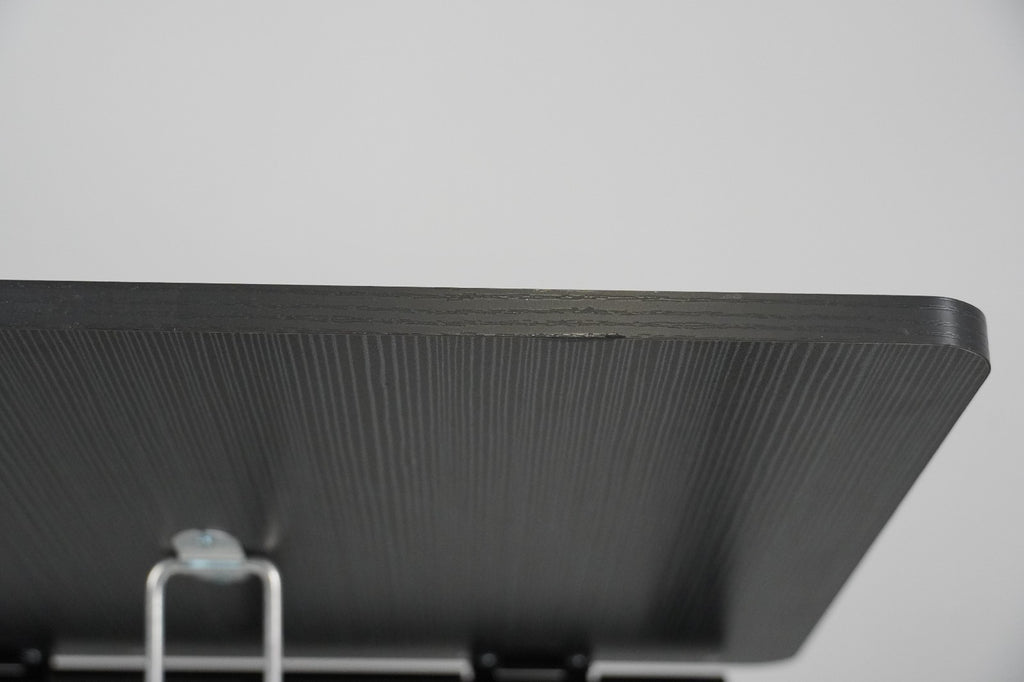 Laptop Table Bed Desk Folding Adjustable with Cup Holder – Black Table Top Stand