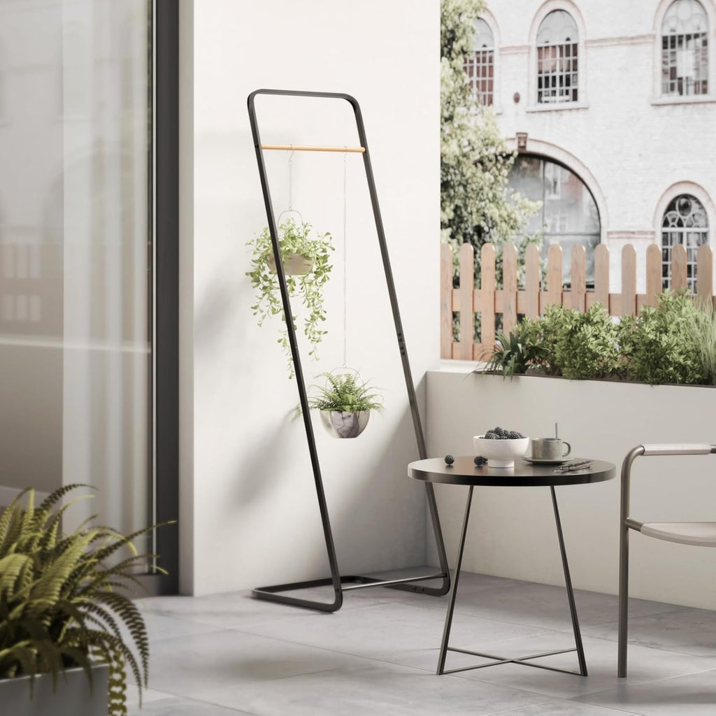 Free Standing Coat Rack Clothes Stand Metal Clothes Hanging Rail