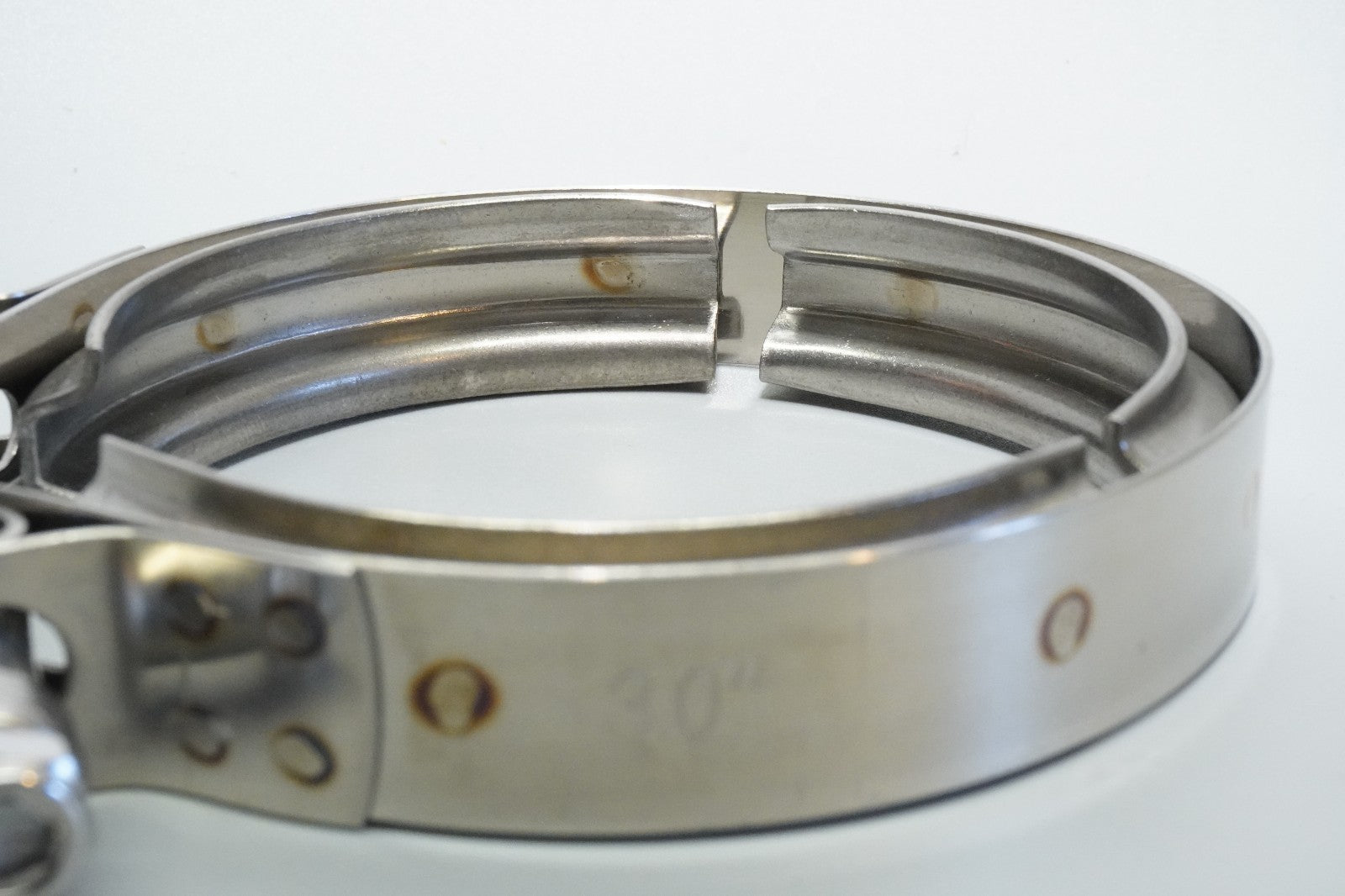 3.0" Inch Exhaust Clamp Kit Stainless V Band V-Band Set Heavy Duty Clamp Kit 2pc