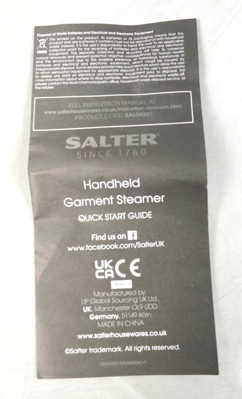 Portable Clothes Steamer Handheld Garment Steamer 1500W