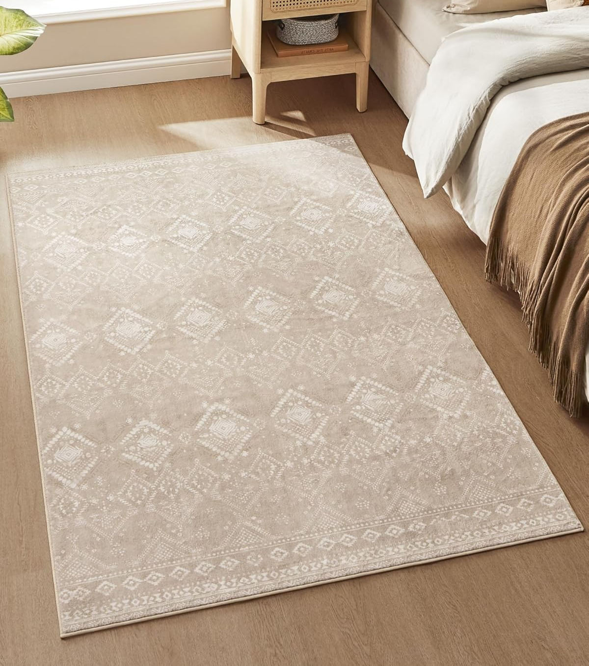 Home Area Rug 120x170 cm Rug for Bedroom Living Room Non-Slip Machine Washable