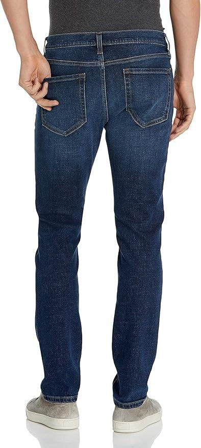 36W29L Men's Skinny-Fit Stretch Jeans - Dark Blue Vintage - Amazon Essentials