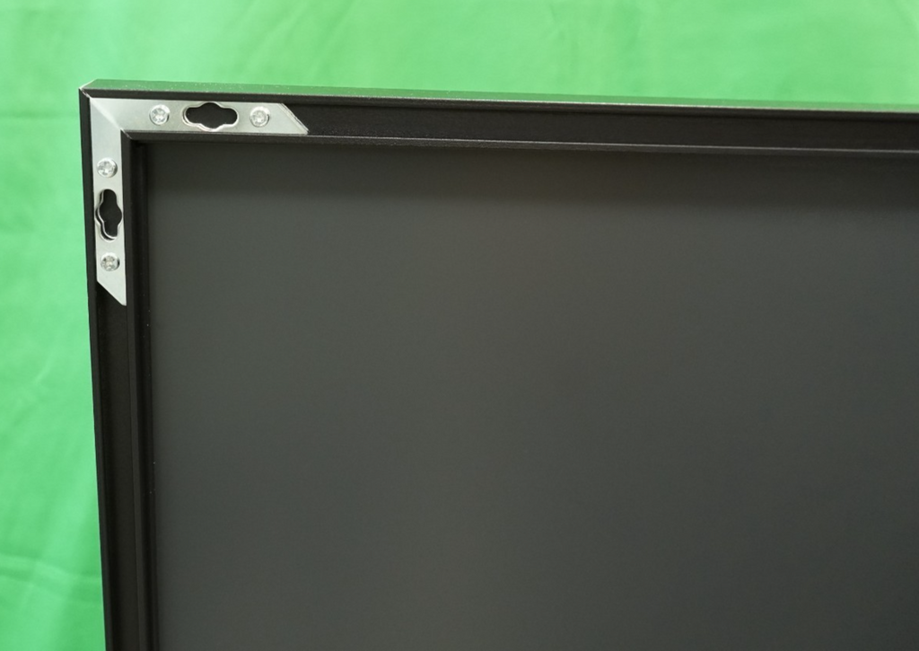 Full Length Mirror 140x50cm Free Standing Floor Mirror Black Aluminum Frame