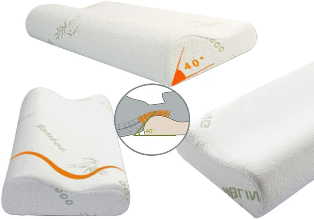 Orthopedic Cervical Pillow Memory Foam Deep Sleep Neck Shoulder Sleeping