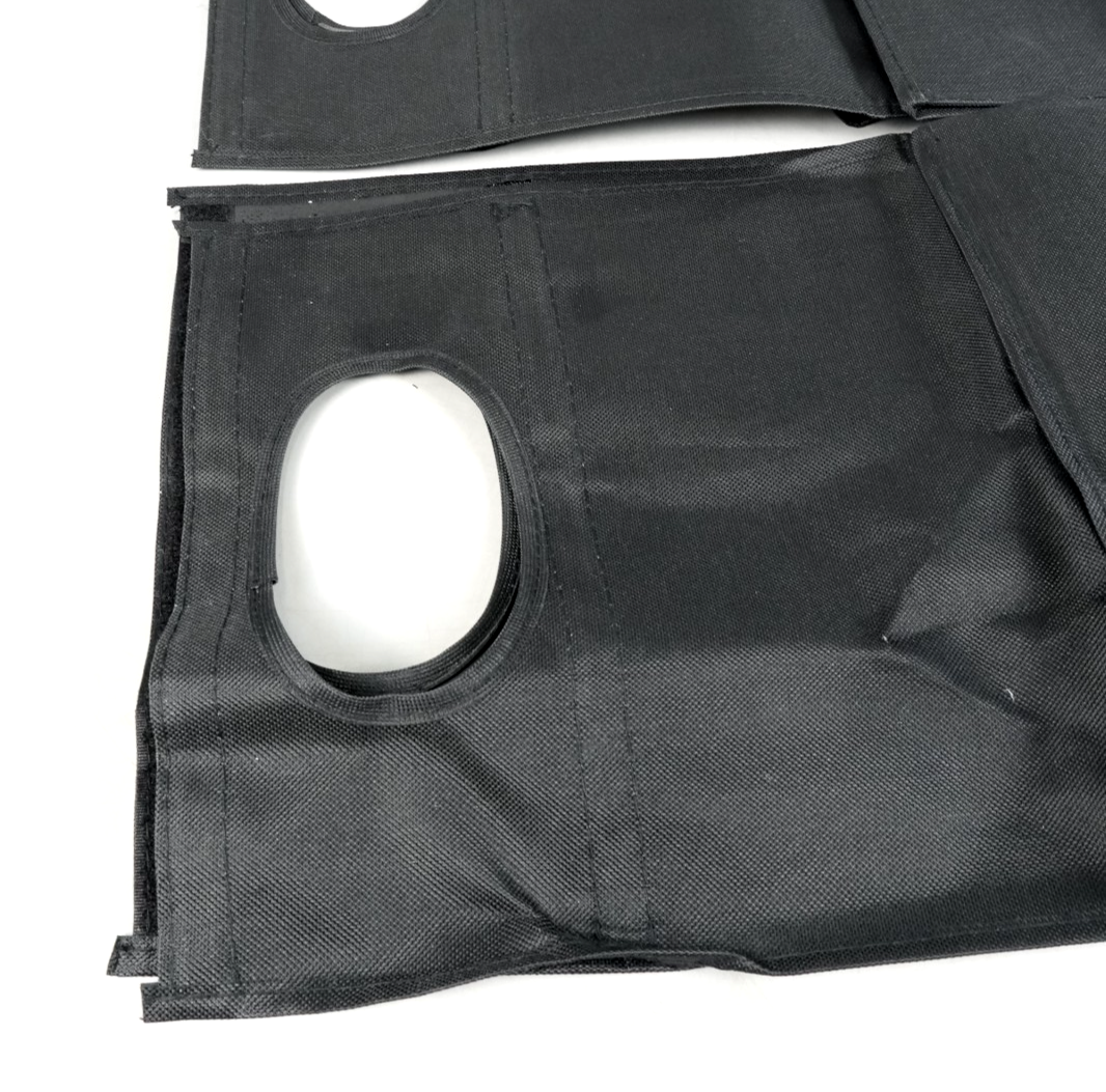 Laundry Basket 2 Compartments with 2 Storage Shelves Removable Bags 46L