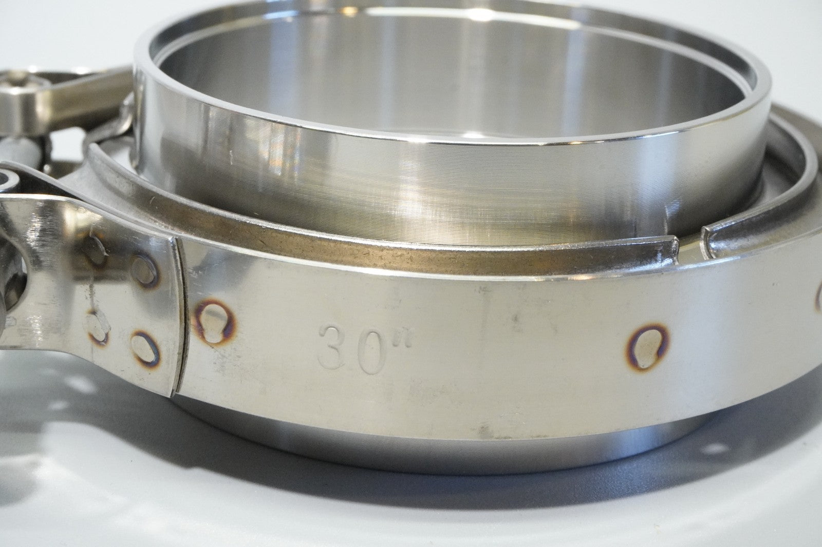 3.0" Inch Exhaust Clamp Kit Stainless V Band V-Band Set Heavy Duty Clamp Kit 2pc