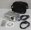Toshiba TDP-D1 Portable Projector XGA ONLY 92h Lamp Time w case remote CD cables