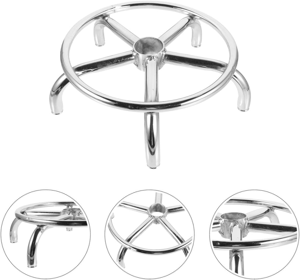 Swivel Chair Base Bottom Replacement Part Sturdy Round Chassis Swivel Stool