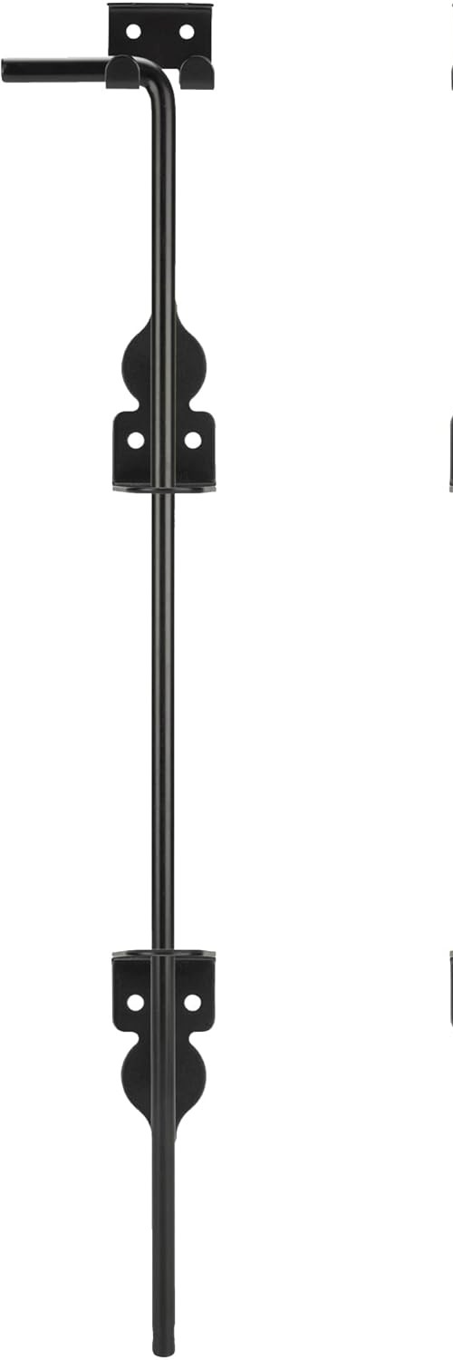 18 Inch Cane Bolt Heavy Duty Drop Rod Gate Stopper Hardware Gate Ground Latch