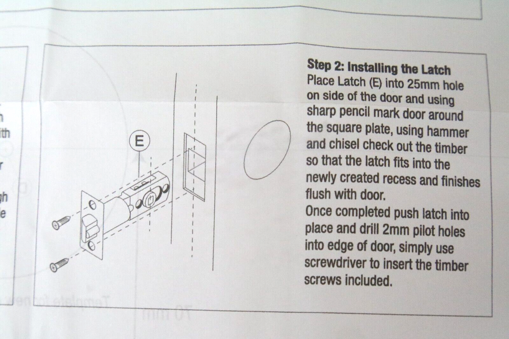 4x Square Door Levers Handle Thumb Turn Matte Black Modern Interior Privacy Door