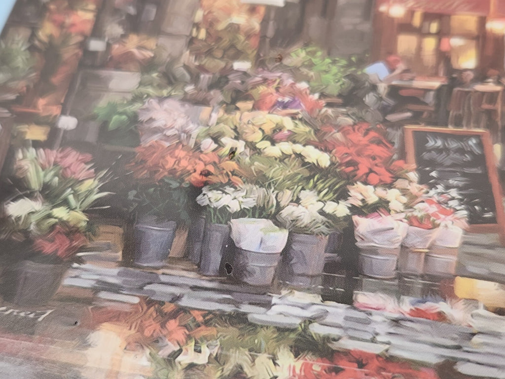 Paris Street Puzzle 50x70cm 1000pcs 27.5x20" Hand Painting Image Medium Puzzle