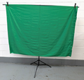 Green Screen Background Backdrop with Stand, 2x1.5M Greenscreen Background