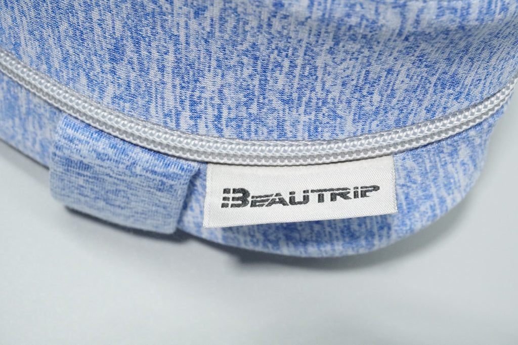 Side Sleeping Leg Pillow Memory Foam Knee Support Cushion Pillow w Strap