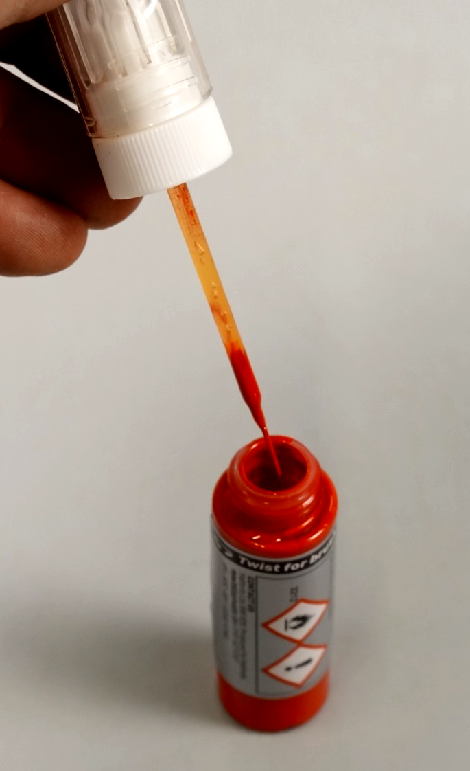 Hyundai Electric Red Touch Up Paint Stone Chip & Scratch Repair Kit System