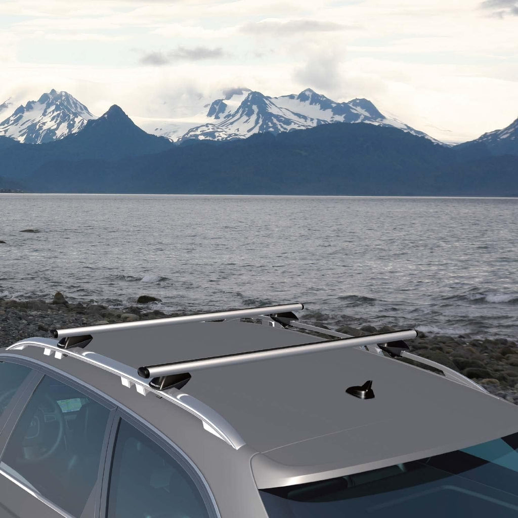135cm Roof Rack Cross Bars, Adjustable Aluminum Roof Bars, Fits Most Existing Ra