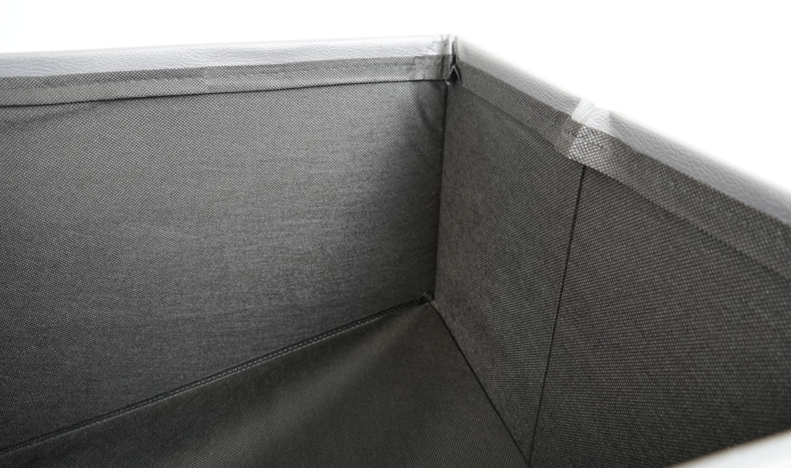 Storage Ottoman Bench 110cm Foot Rest Stool Storage Bench Leather Slate Grey