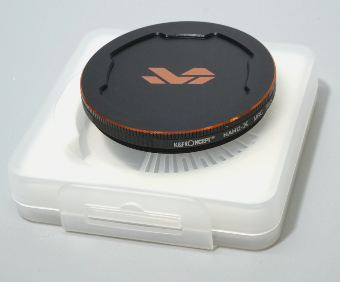 55mm 1/4 Black Diffusion Mist MRC Filter w Cap Soft Glow KentFaith K&F Concept