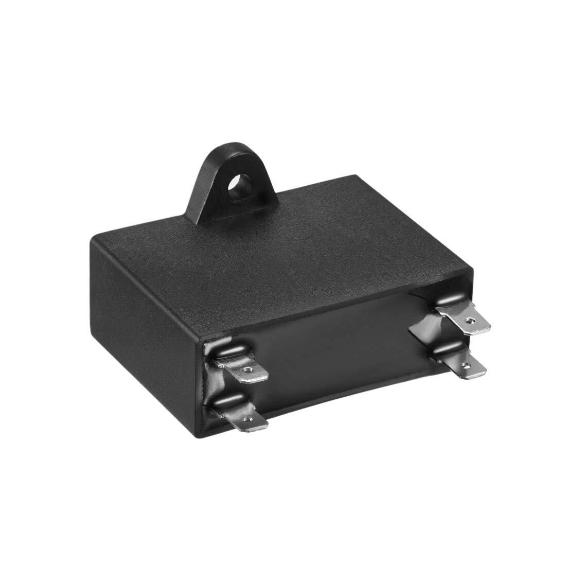 CBB61 Capacitor 4uF 450V AC Double Insert Metalized Polypropylene Film 4 pcs