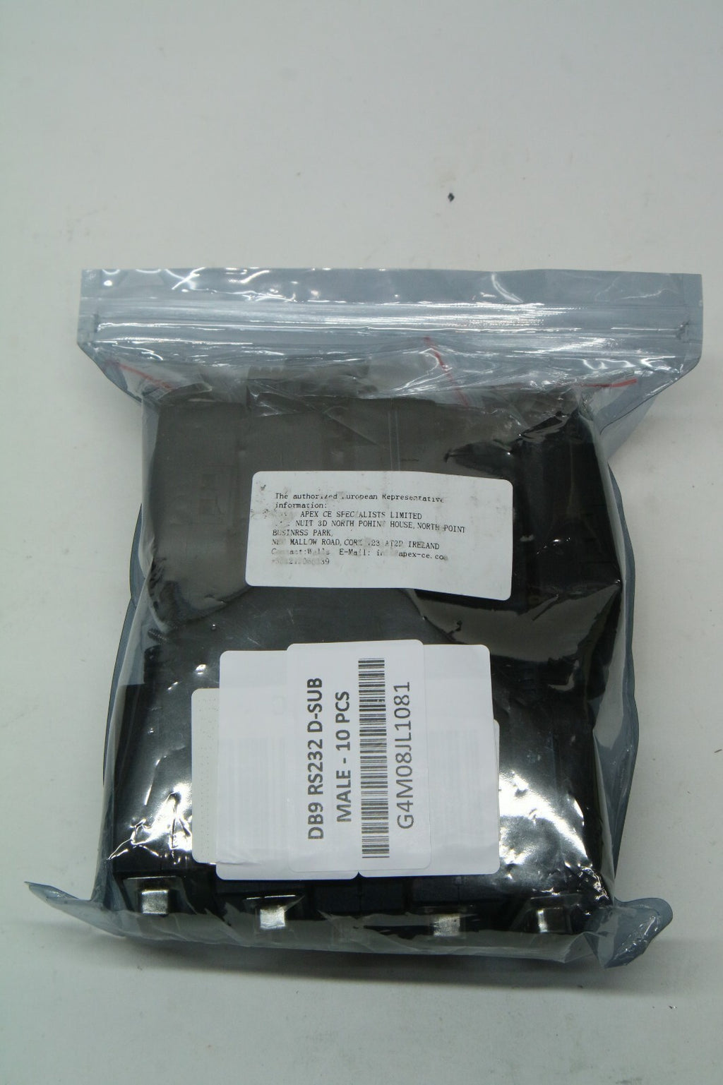 Connector DB9 RS232 D-SUB Serial VGA Breakout Adapters (10 PCS Male) Solderless