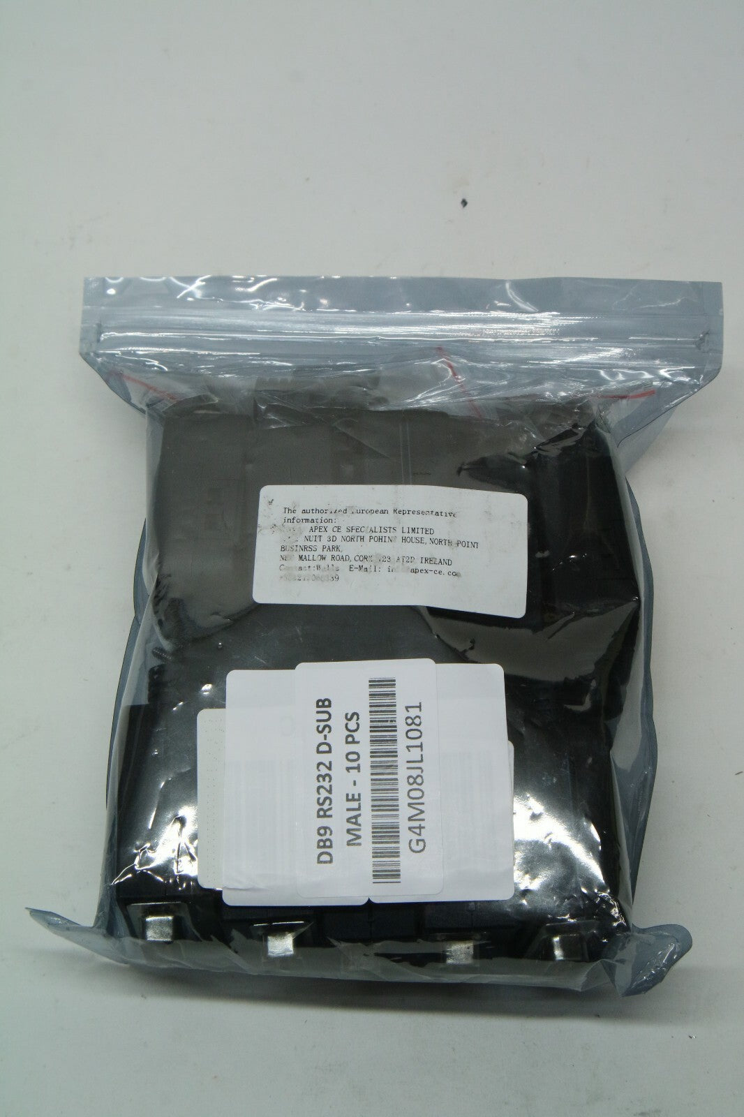 Connector DB9 RS232 D-SUB Serial VGA Breakout Adapters (10 PCS Male) Solderless