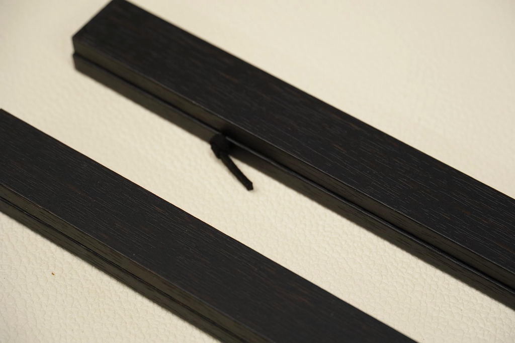 61cm Black Poster Hanger Set of 2 Magnetic Wood Strips