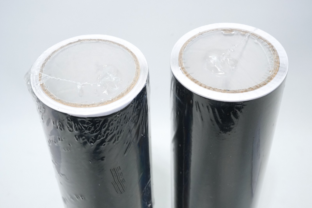 Glossy Black Vinyl Self-adhesive 12" x 10ft x 2pcs for Cricut / Cutterplotters