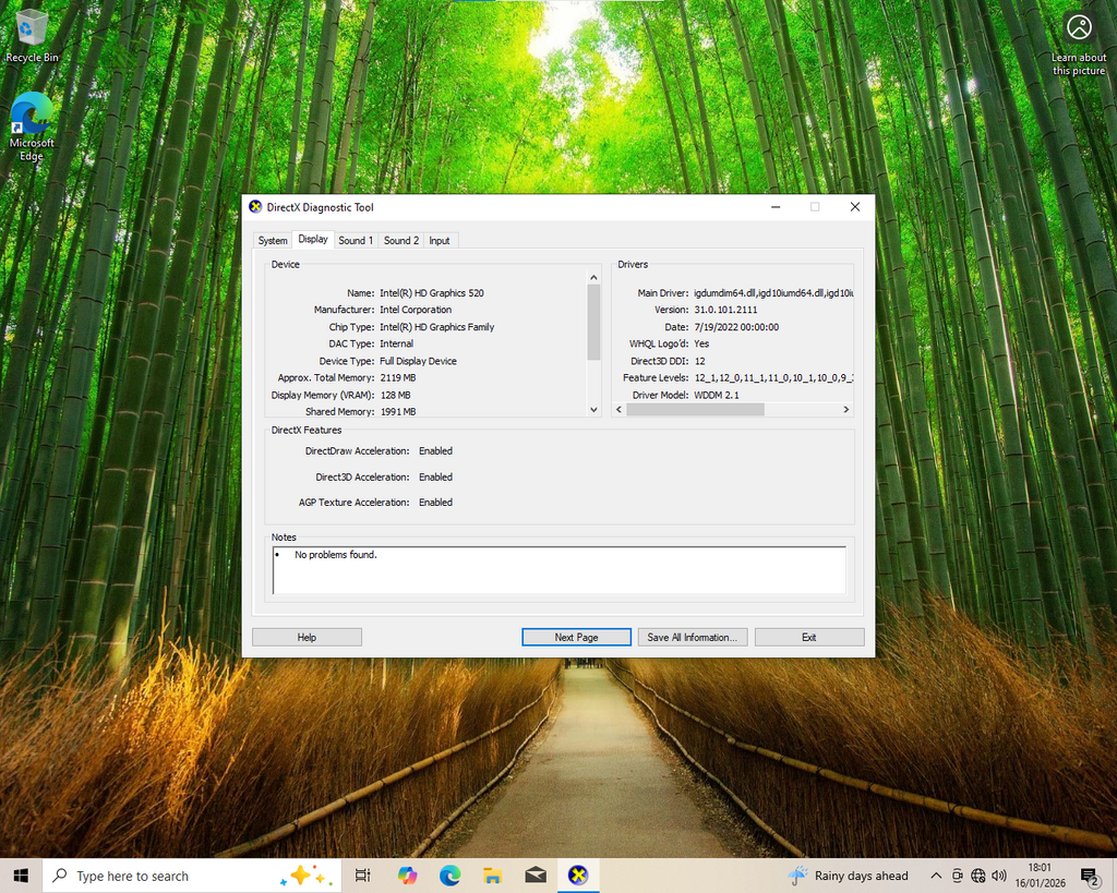 MiniPC HP 260 G2 Core i3 6100u 4x2.3GHz, 4GB Ram, 128GB SSD, Win 10 Home