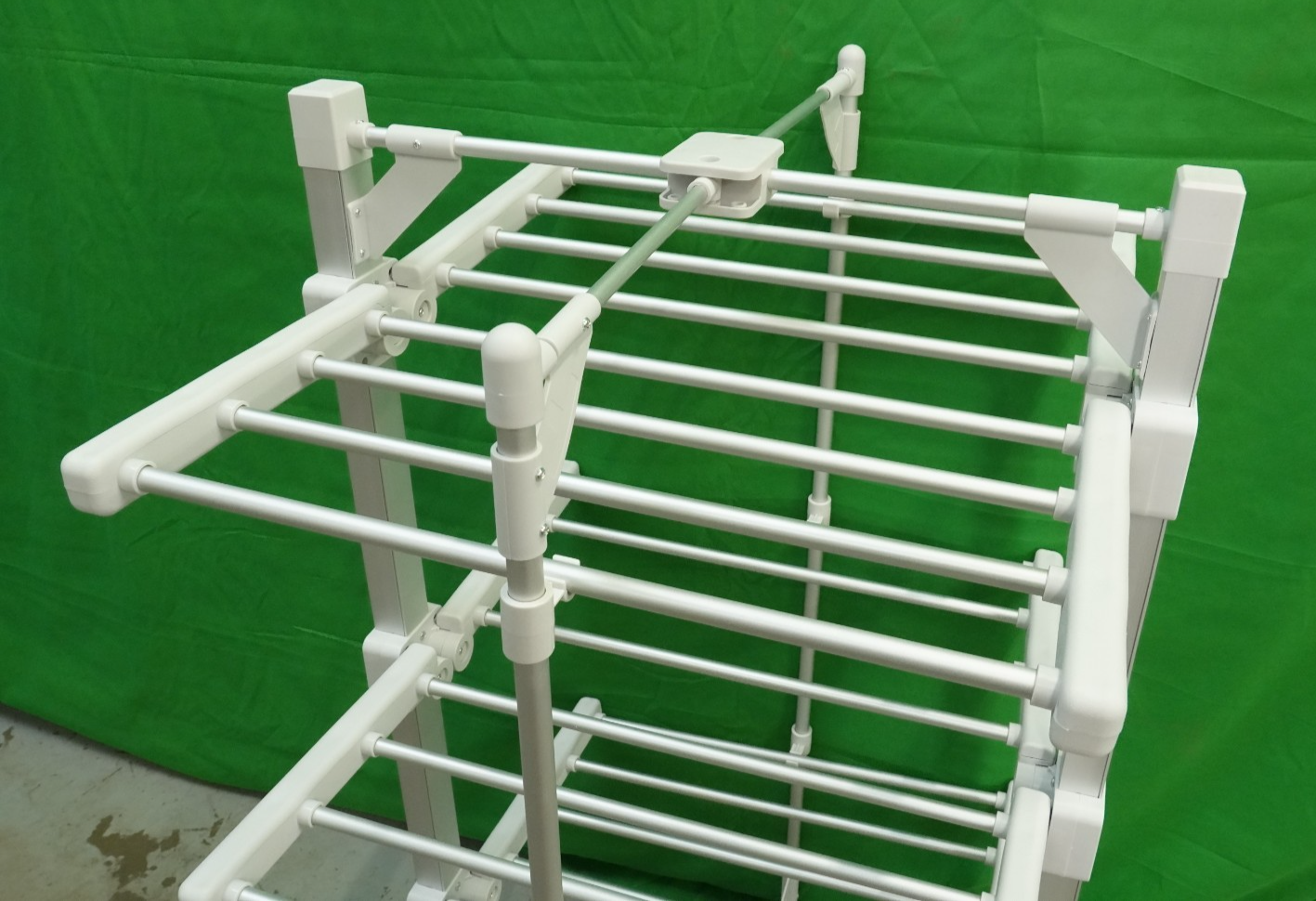 Electric Heated Clothes Airer 3-Tier Dryer Rack with 24 Heated Bars