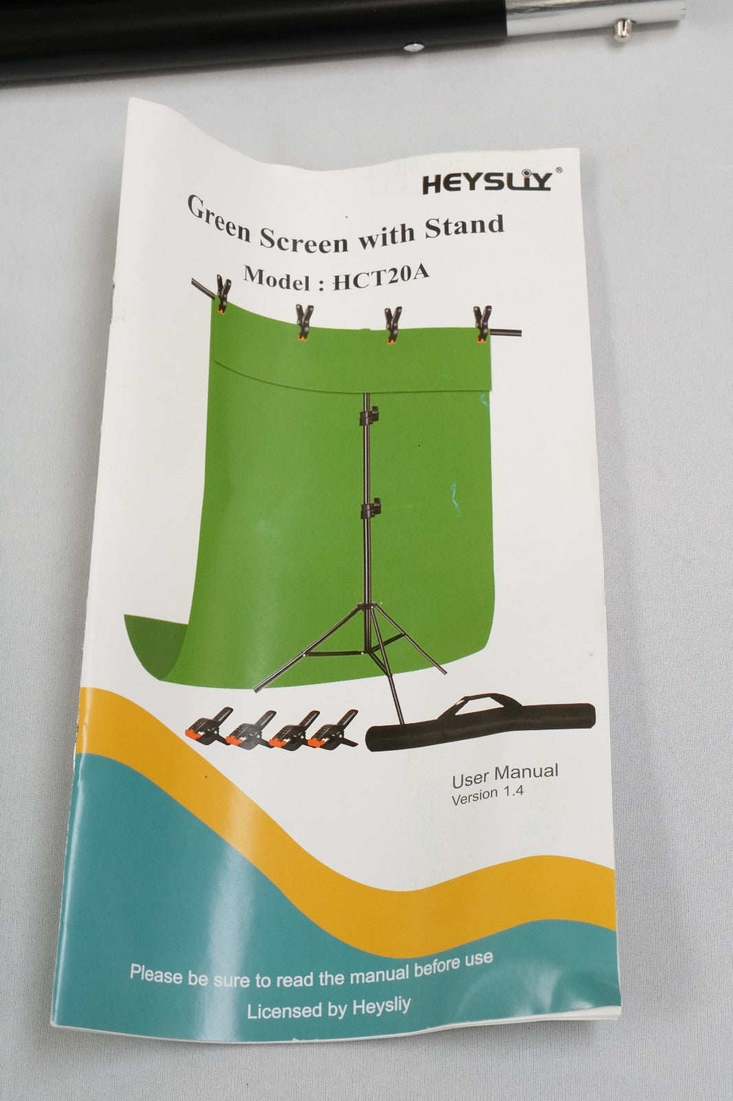 Green Screen Background Backdrop with Stand, 2x1.5M Greenscreen Background