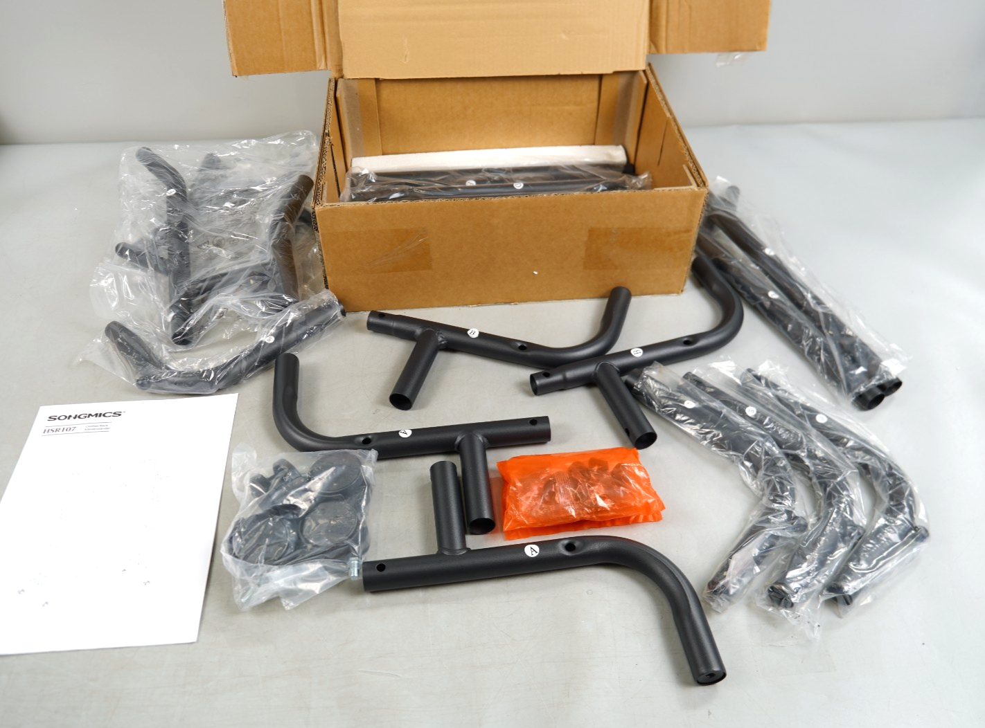 Clothes Rail Moveable Wardrobe Heavy Duty Clothes Rack Black