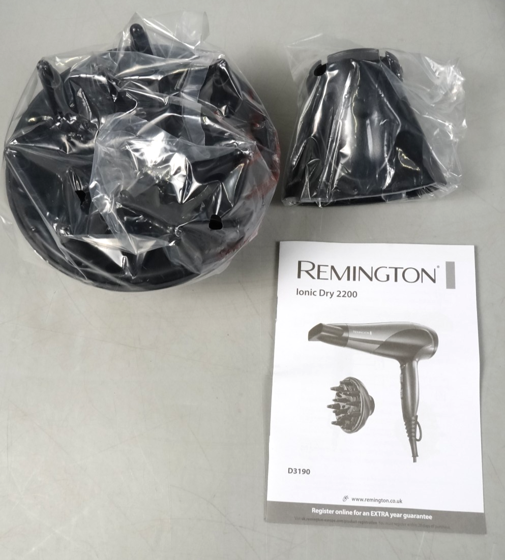 Hair Dryer Ionic Dry 2200 Remington Professional Styling Diffuser 2200W Purple