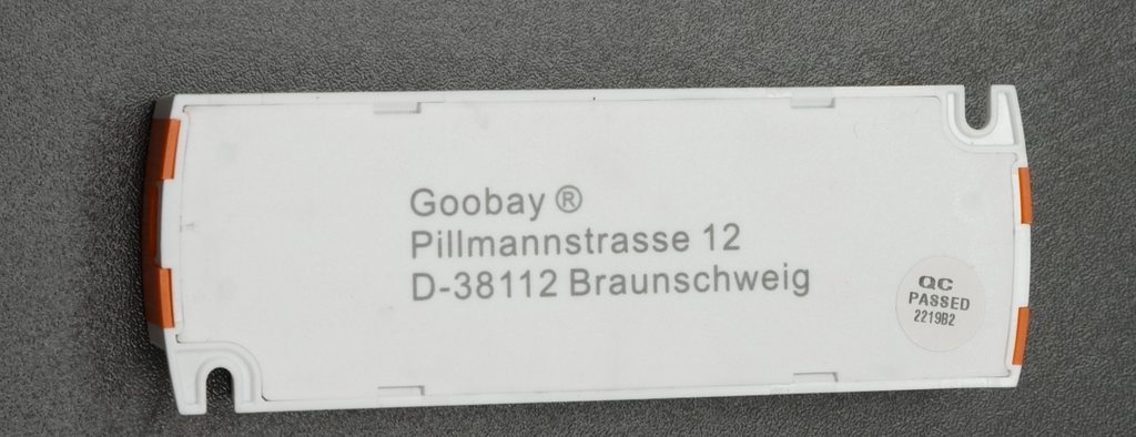 Goobay 30002 LED Transformer 12V DC 20W LED Driver Power Supply