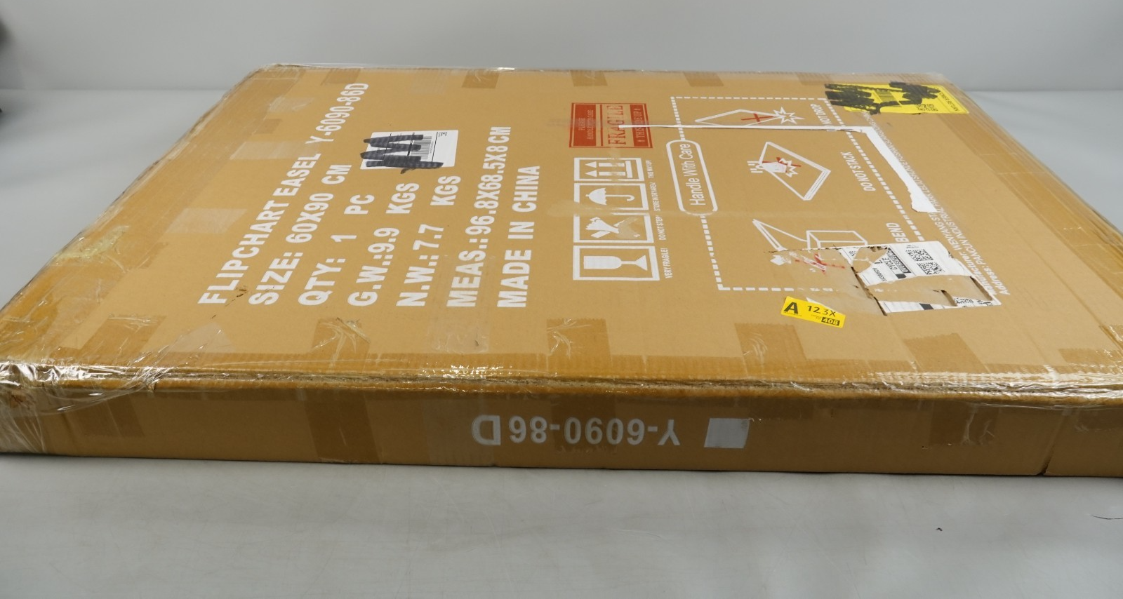 Flip Chart Stand Mobile Whiteboard 90 x 60cm Magnetic Dry Erase Board Stand