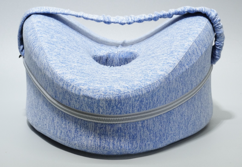 Side Sleeping Leg Pillow Memory Foam Knee Support Cushion Pillow w Strap