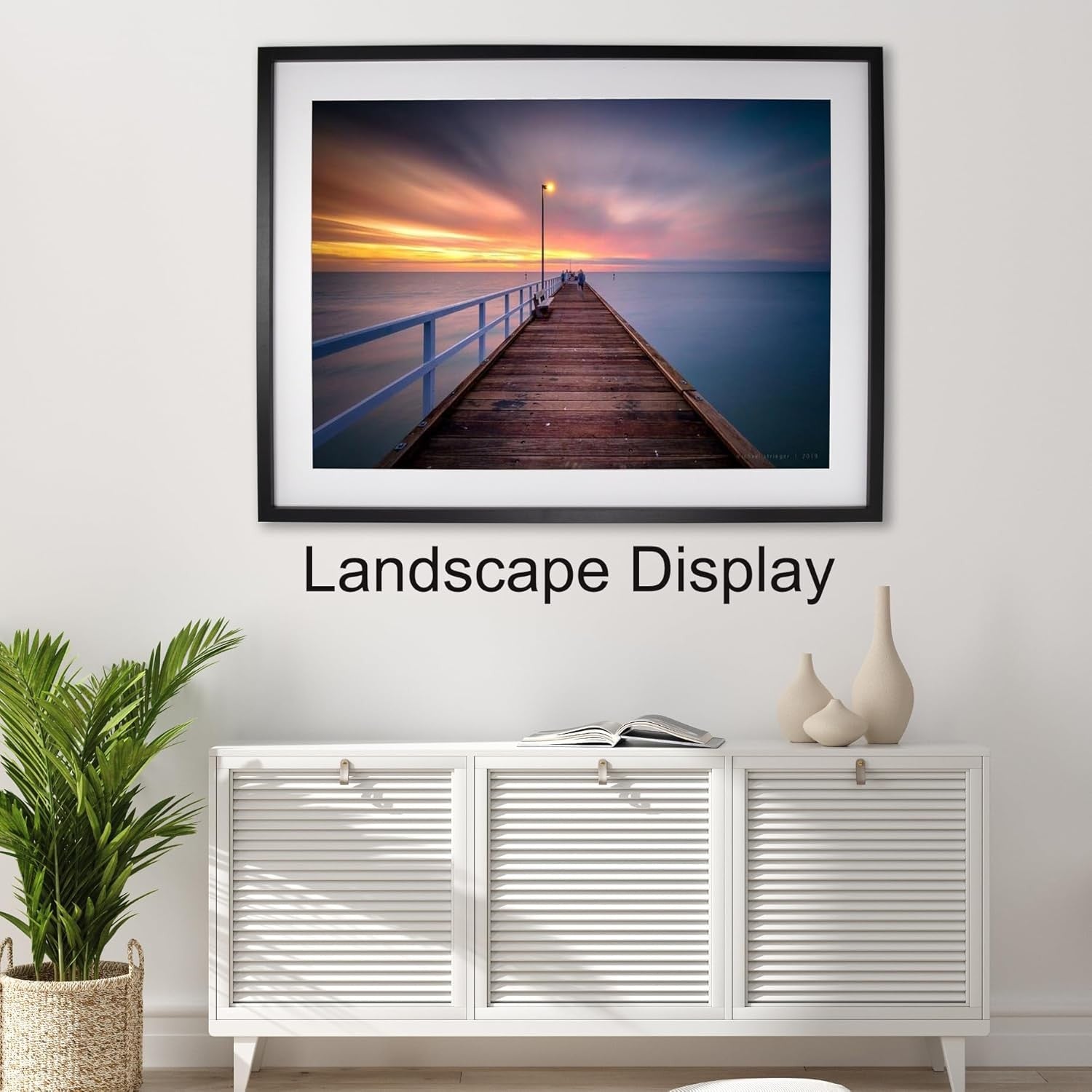 60x80cm Black Picture Frames Set of 3 with Mounts for 50x70cm, 80x60cm Poster