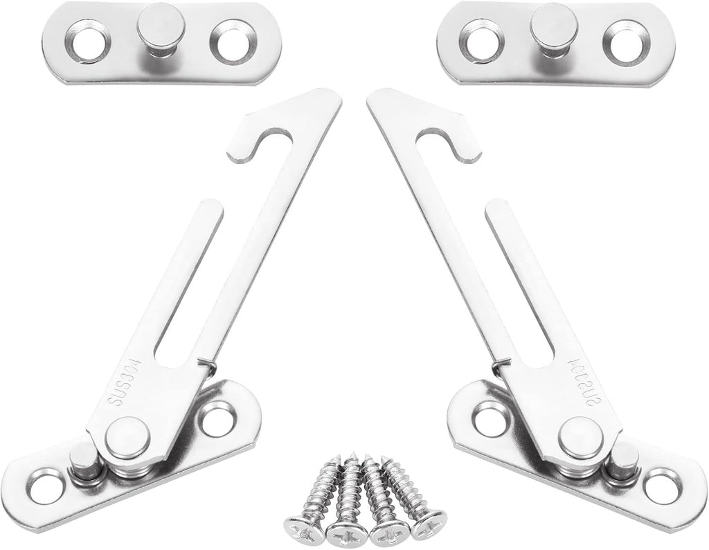 8pcs Window Restrictor Upvc Windows Child Safety Restrictors Stainless Steel