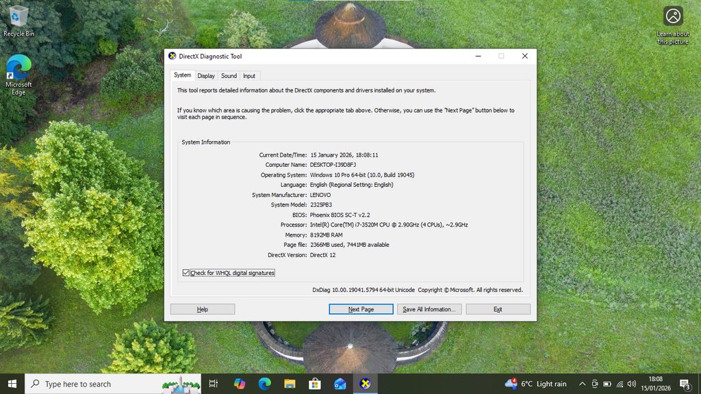 Laptop Notebook Core i7 3520M 2.9GHz, 8GB Ram, 128 SSD, Lenovo X230