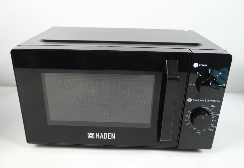700W Microwave Manual Black 17 Litre Haden