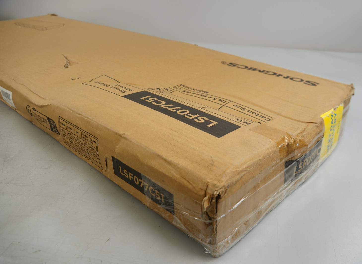 Storage Ottoman Bench 110cm Foot Rest Stool Linen Green