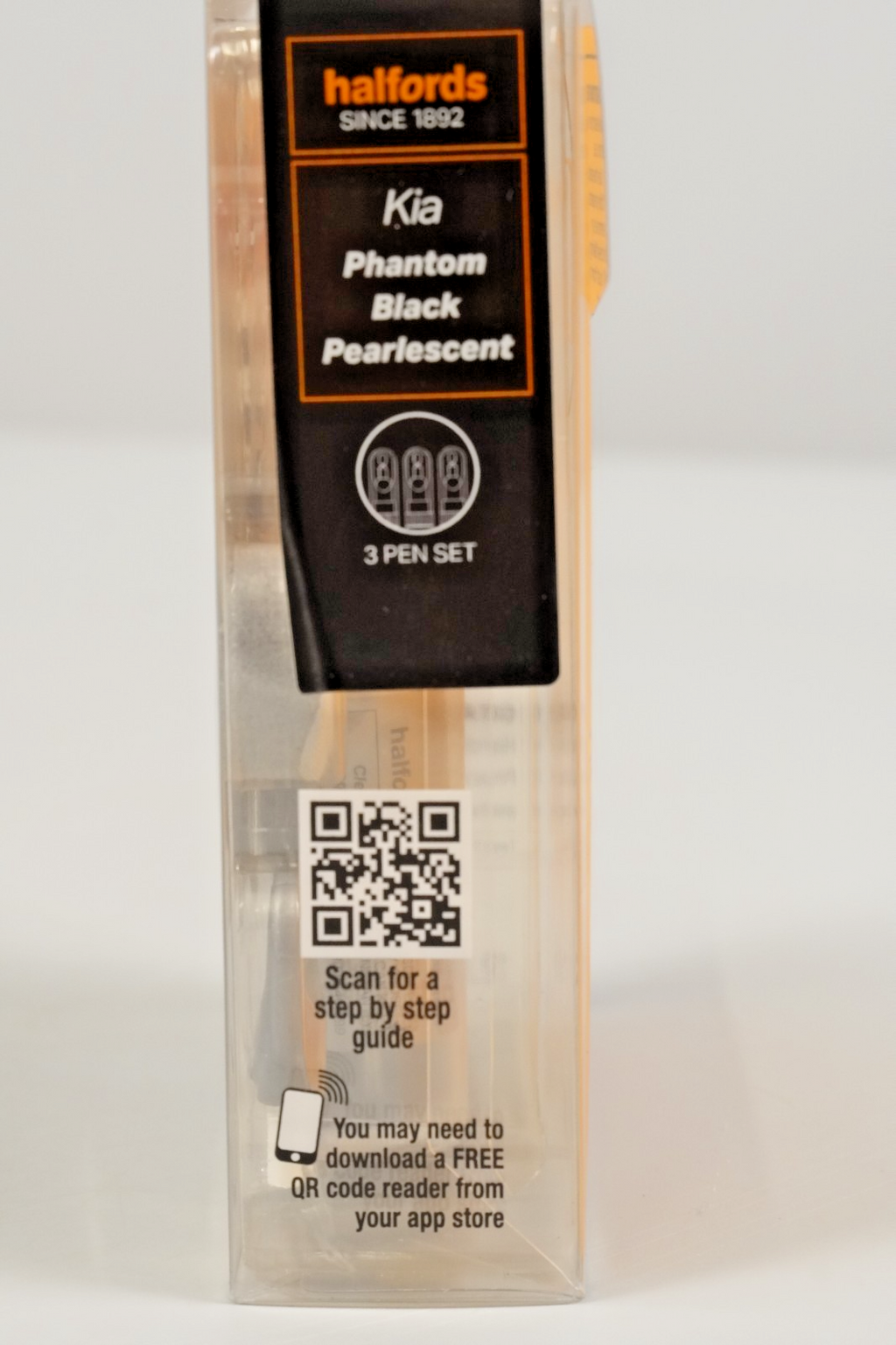 Kia Phantom Black Pearlescent Touch Up Paint Stone Chip & Scratch Repair Kit