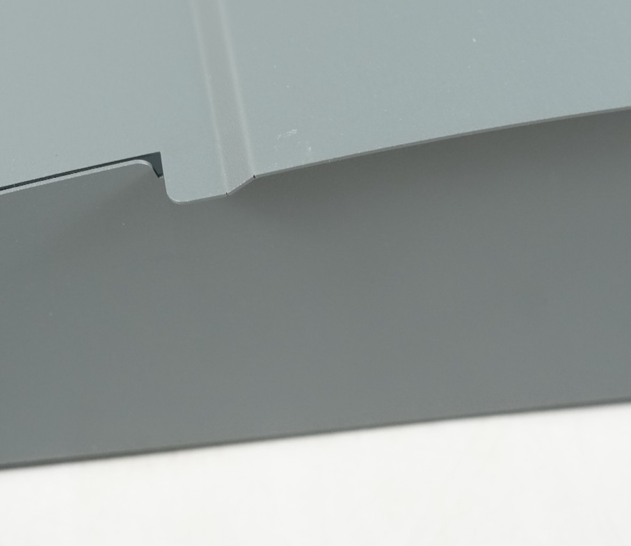 Post Box Steel Wall Mounted with Viewing Windows Name Slot 2 Keys Charcoal Grey