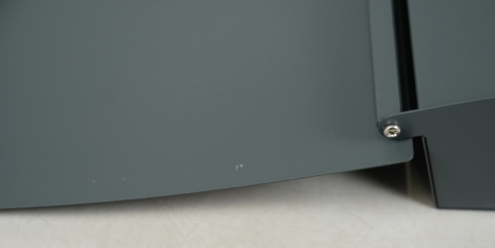 Post Box Steel Wall Mounted with Viewing Windows Name Slot 2 Keys Charcoal Grey